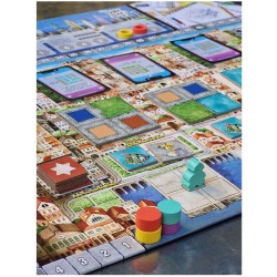 999 Games - Cities - Bordspel - Strategische uitdagingen in bekende steden - Familiespel - Gezelschapsspel
