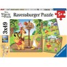 Winnie the Pooh Sportdag - 3x49 stukjes