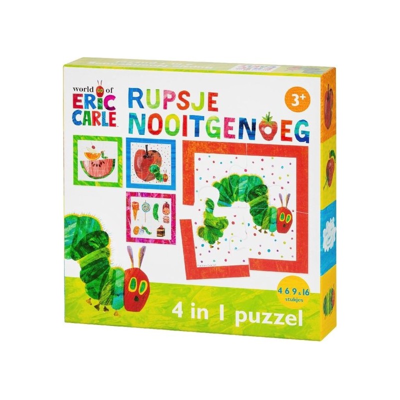 Rupsje Nooitgenoeg puzzel 4 in 1