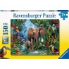 Olifanten in de jungle - Legpuzzel - 150XXL stukjes
