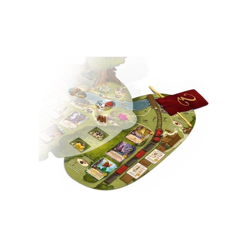 White Goblin Games Everdell Newleaf - Uitbreiding met treinstation en nieuwe beesten