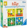 Nijntje - vier puzzels -2+3+4+5 stukjes