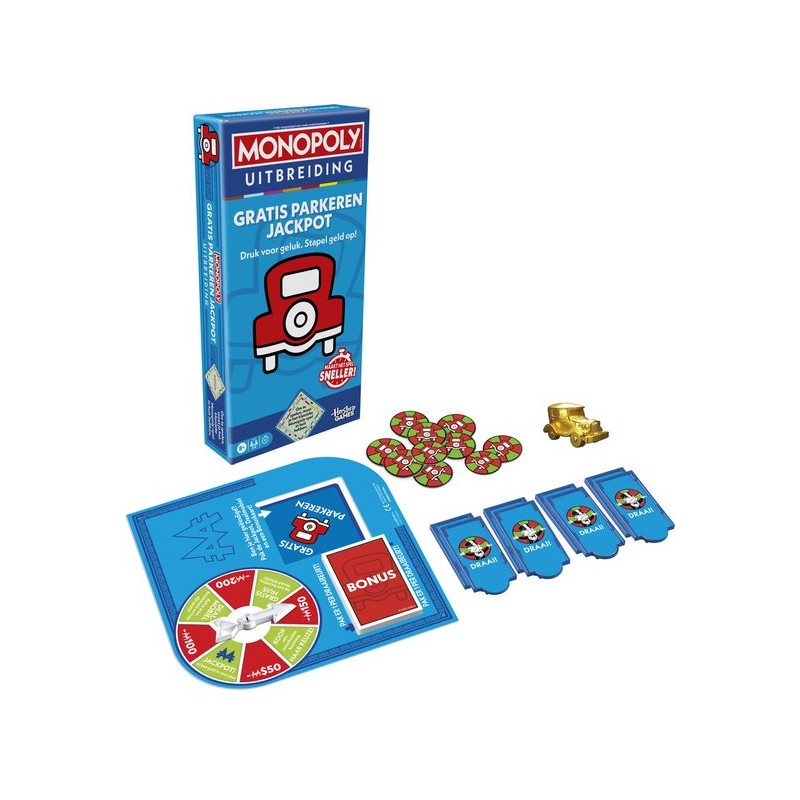 Monopoly uitbreiding: Gratis parkeren jackpot