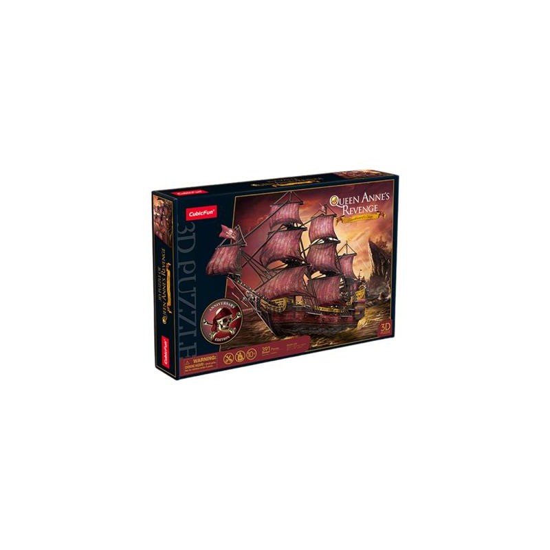 3D puzzel: Queen Anne's Revenge - Blackbeards's ship