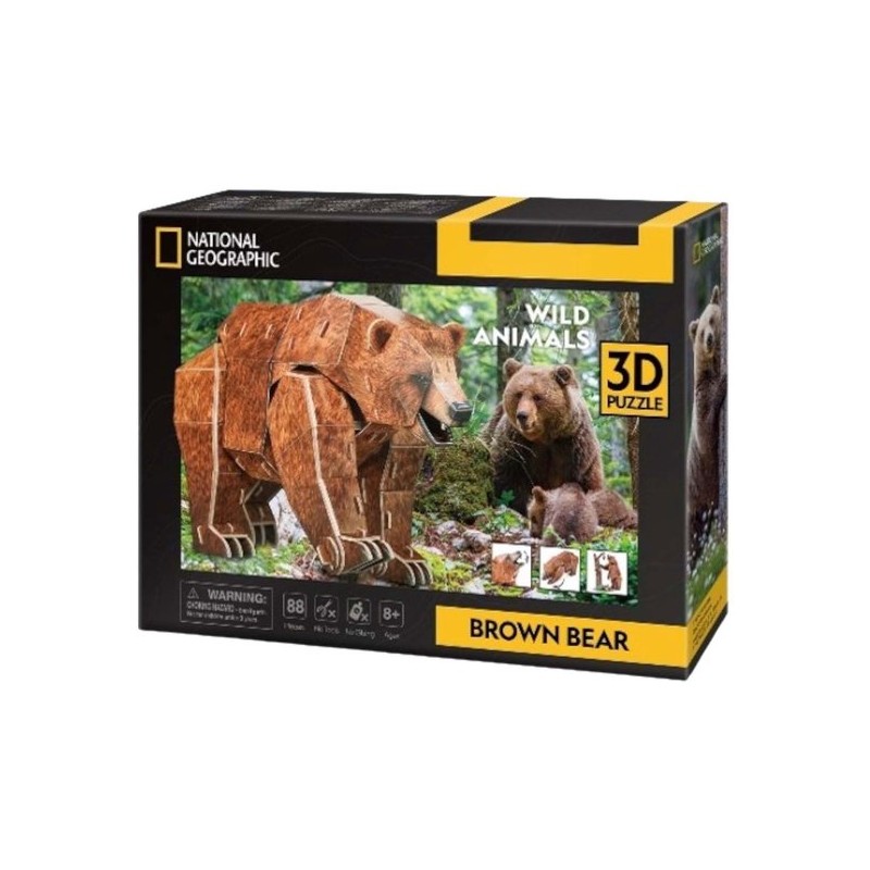 National Geographic 3D Puzzel - Buine Beer