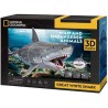 National Geographic 3D Puzzel - Great white shark - Grote witte haai