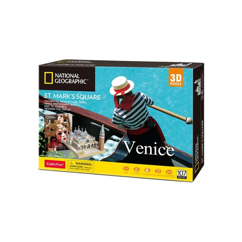 National Geographic 3D Puzzel - St. mark's square Venice