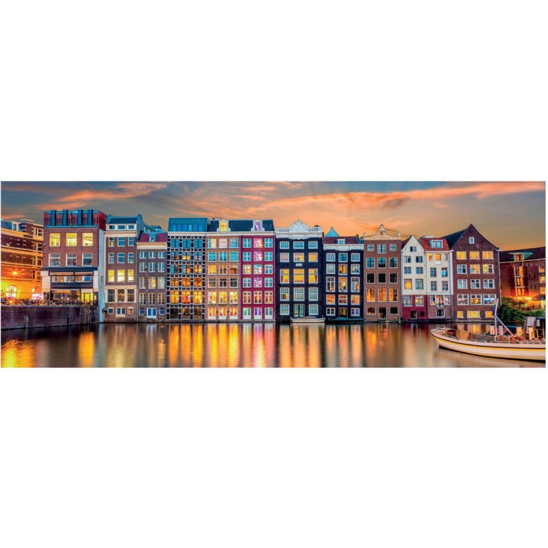 Clementoni - Puzzel - 1000 Stukjes - Panorama Amsterdam
