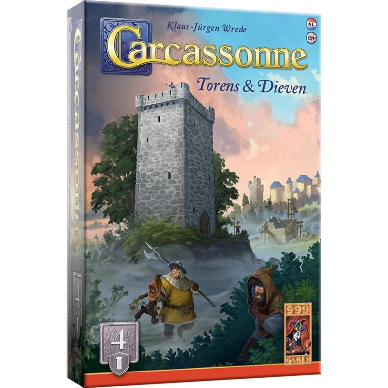 999 Games - Carcassonne: Torens & Dieven - Uitbreiding 4