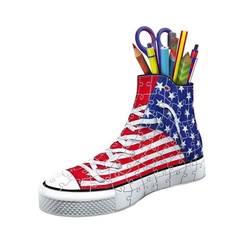 Ravensburger Sneaker American Style- 3D puzzel - 108 stukjes