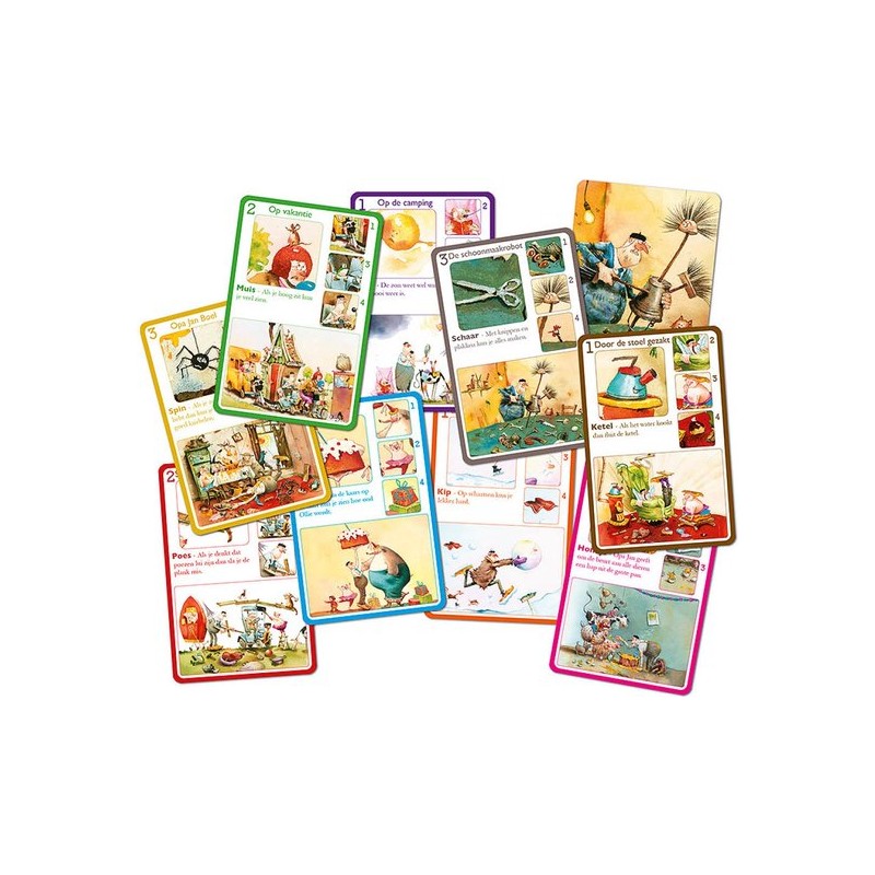 Oh No Volcano - Nederlandstalig spel - Voor het hele gezin - 2-4 Spelers - Gebruik je kaarten en beklim de vulkaan