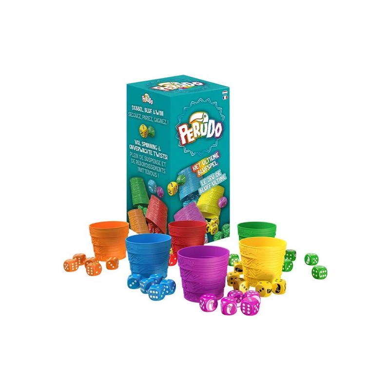 Perudo Blufspel | Gezelschapsspel voor 2-6 Spelers