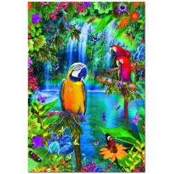 Educa Papegaaien in de tropen - 500 stukjes