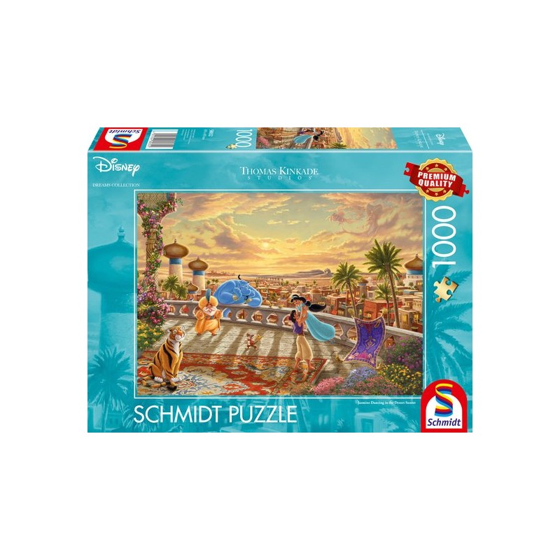 Schmidt: Aladin, Jasmine dancing in the desert sunset