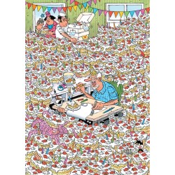 Jan van Haasteren - Expert  8- Hoera Jan 90 jaar - 500 stukjes puzzel - Legpuzzel