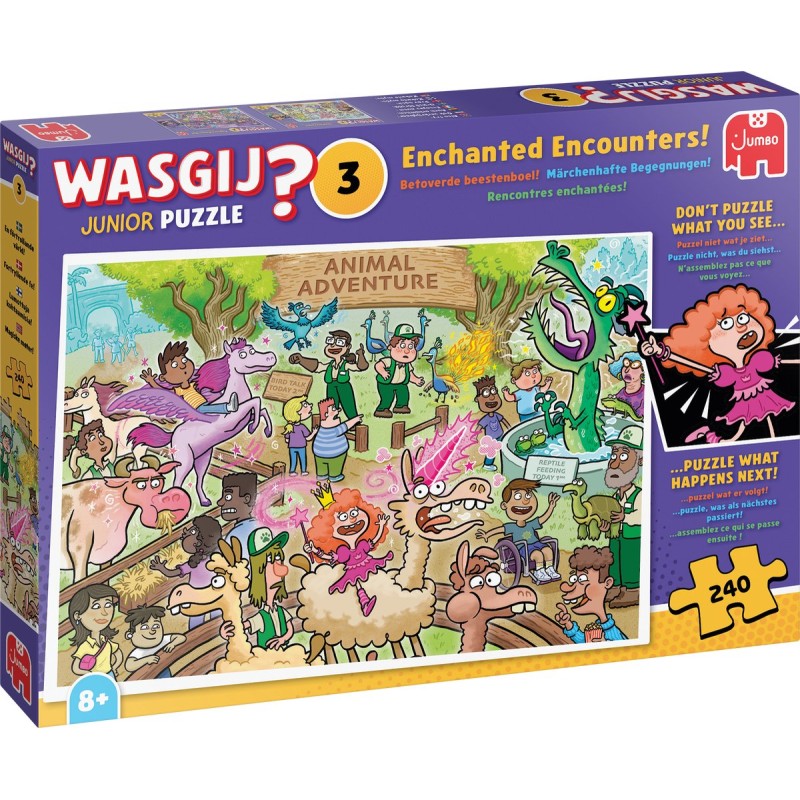 Wasgij Junior - Betoverde beestenboel! - 240 stukjes - Legpuzzel voor kinderen