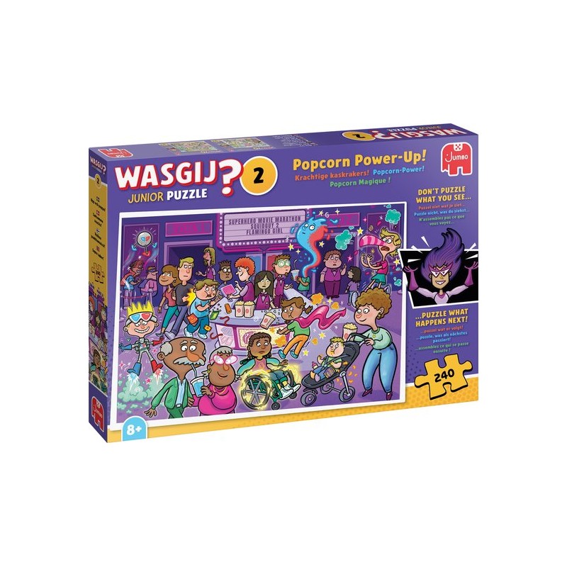 Wasgij Junior - Krachtige kaskrakers! - 240 stukjes - Legpuzzel voor kinderen