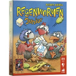 Regenwormen Junior - Dobbelspel - De Regenwormen voor de kleintjes - Reisspel