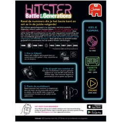 Hitster - Battle of the Generations - Nederlandstalig Partyspel - Actiespel - Muziekspel