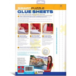 Eurographics puzzel lijm vellen - Smart Puzzle Glue Sheet - 8 stuks.