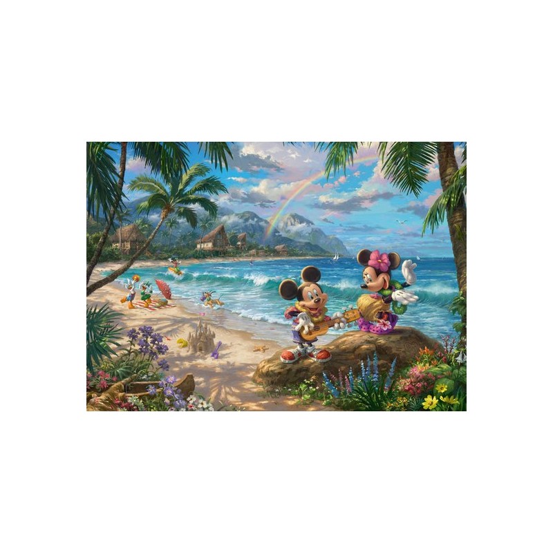 Mickey en Minnie in Hawai