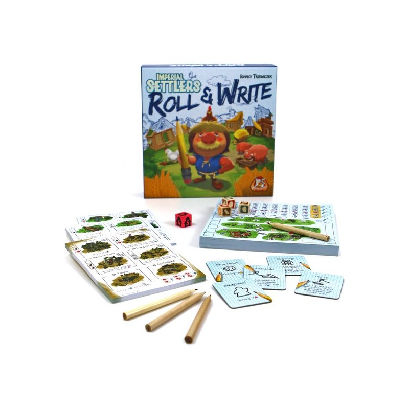 White Goblin Games dobbelspel Imperial Settlers: Roll & Write - 10+