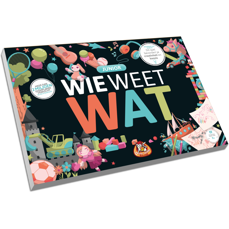 White Goblin Games - Wie Weet Wat: Junior - Partyspel - 2 tot 10 spelers