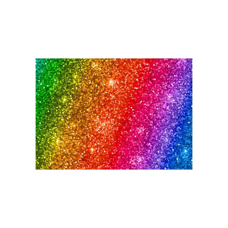 Glitter regenboog: 1000 stukjes