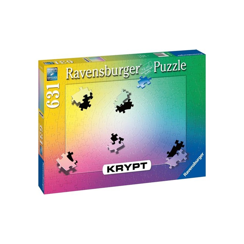 Ravensburger Krypt puzzel Gradient Pasteltinten - Legpuzzel - 631 stukjes