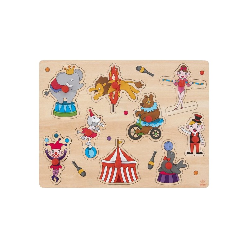 Knop puzzel ''Circus'' klein