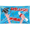 XXL Gevel vlag - Geslaagd cartoon