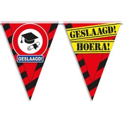 Party vlag - Geslaagd school