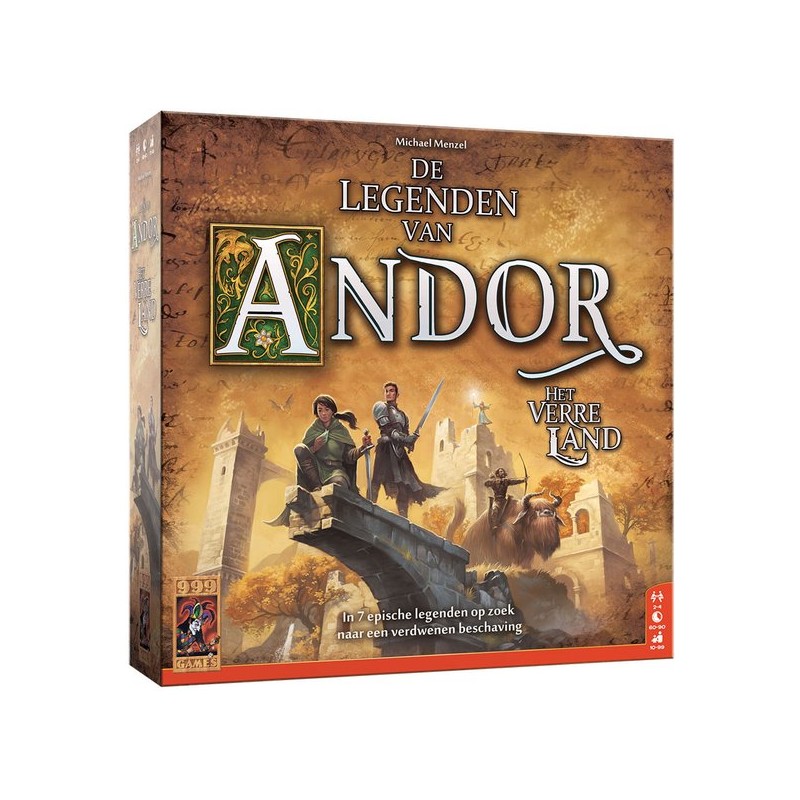 999 Games - De Legenden van Andor: Het Verre Land - Coöperatief spel - vervolg op het nieuwe tijdperk!