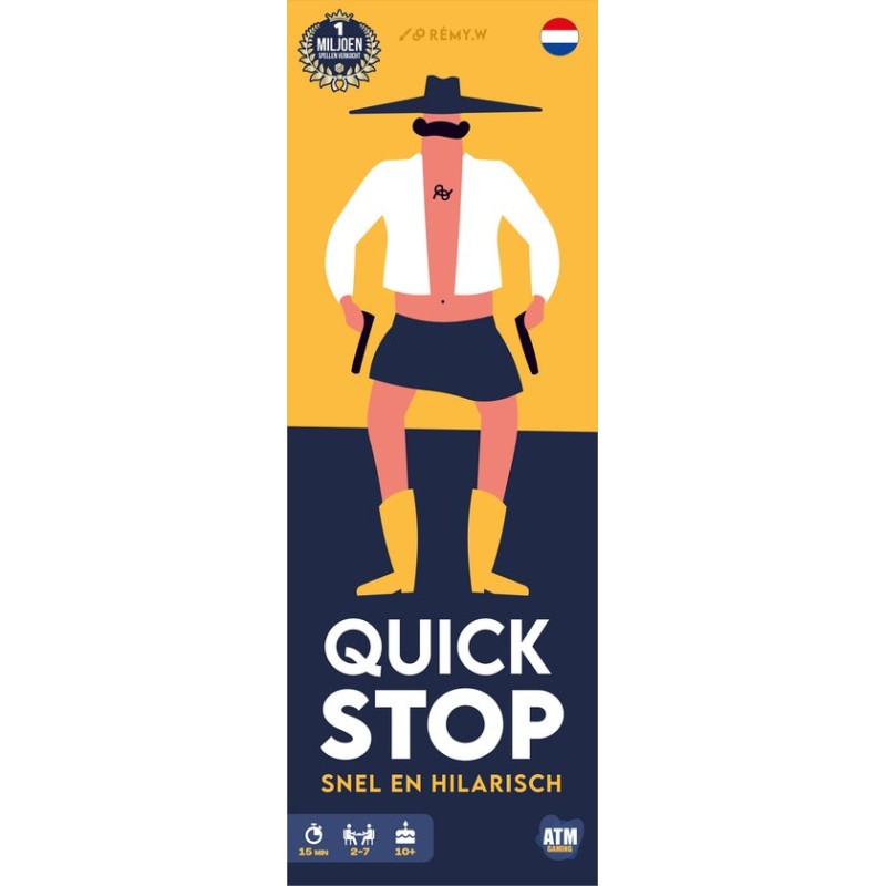 Asmodee Quickstop - Nederlandstalig kaartspel - Party- en familiespel