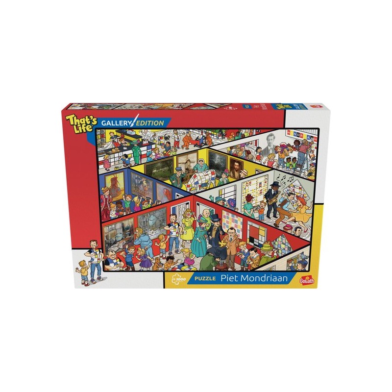 That's Life Gallery Edition: Piet Mondriaan '23 - 1000 Puzzelstukjes