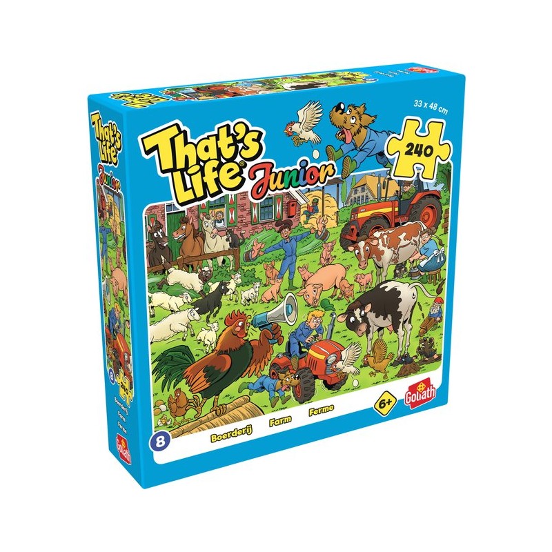 That's Life Junior | Nummer 8 | Boerderij Puzzel | 240 stukjes