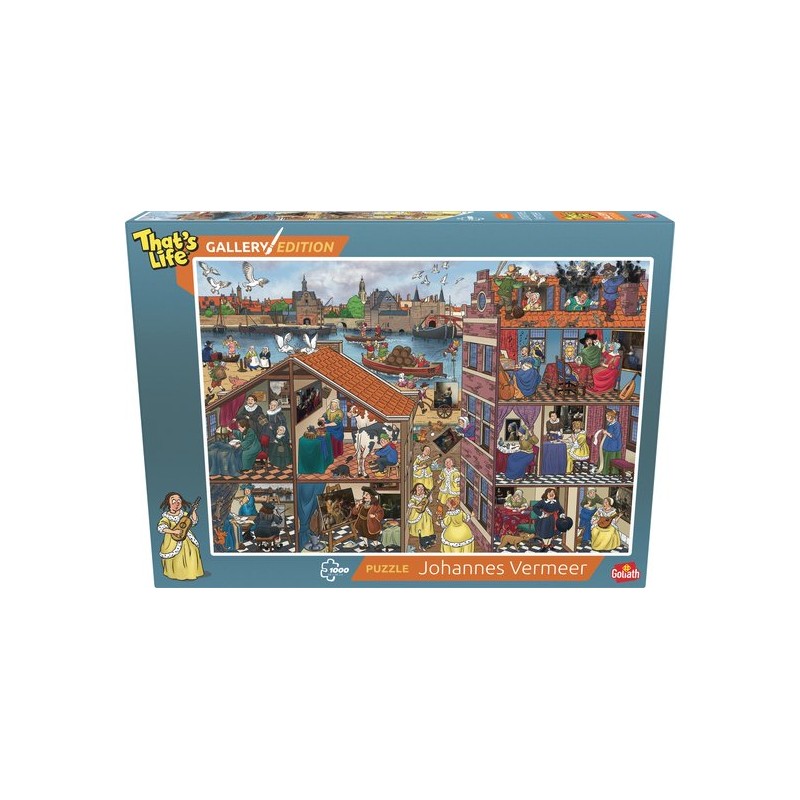 Goliath That's Life Gallery Edition: Johannes Vermeer - 1000 Puzzelstukjes
