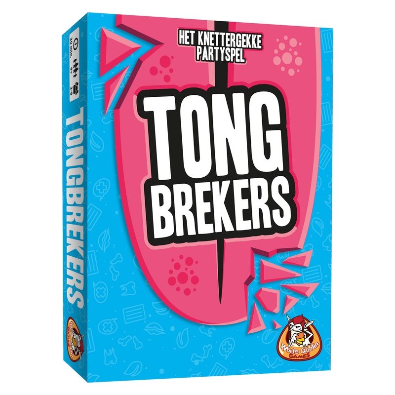 White Goblin Games - Tongbrekers - Kaartspel - 3 tot 8 spelers