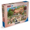 Ravensburger puzzel Farm Cottage - Legpuzzel - 1000 stukjes