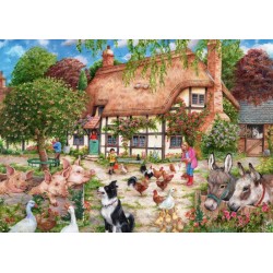 Ravensburger puzzel Farm Cottage - Legpuzzel - 1000 stukjes