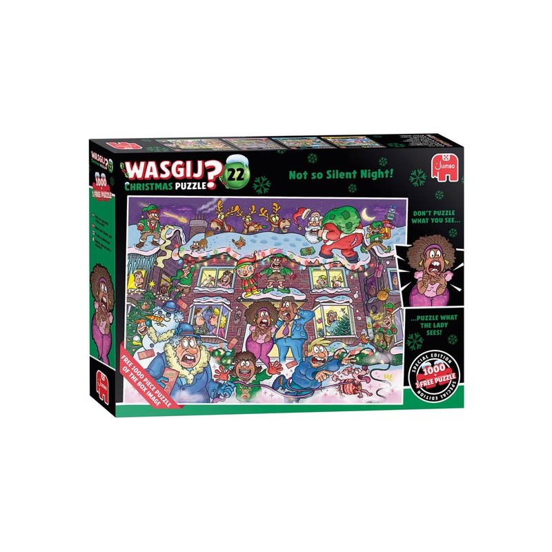 Wasgij Christmas 22 - Niet zo’n stille nacht! - 2x1000 stukjes