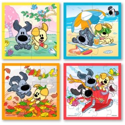 Woezel & Pip puzzel 4 in 1