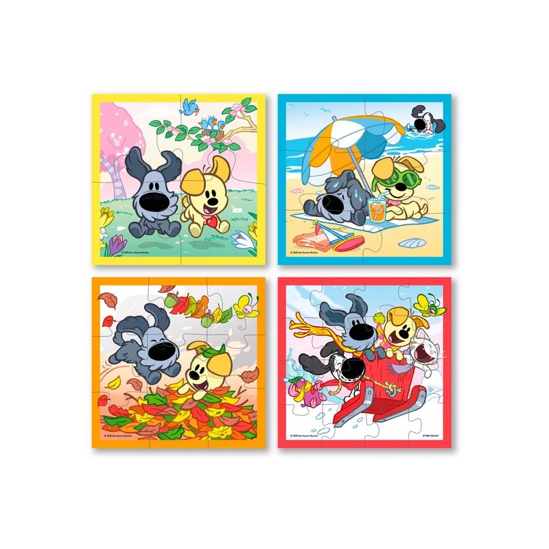 Woezel & Pip puzzel 4 in 1