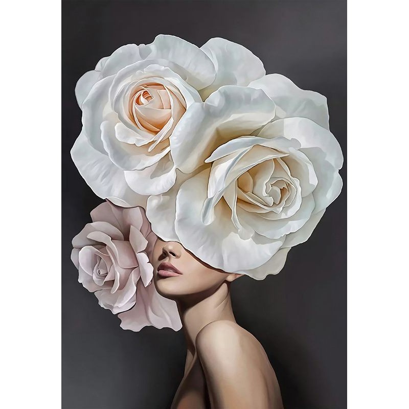 Diamond painting 40x50 cm: Bloemen model