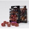 Q-Workshop Dragons Modern Dice Set Red & Gold (7 stuks)