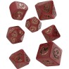 Q-Workshop Dragons Modern Dice Set Red & Gold (7 stuks)