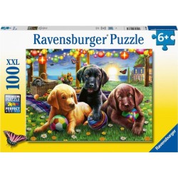 Honden picknick - Legpuzzel...