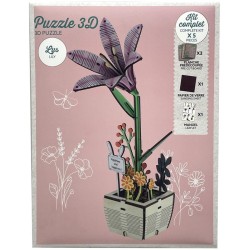 Wooden 3D Puzzle Flower