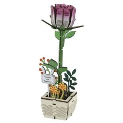 Wooden 3D Puzzle Rose