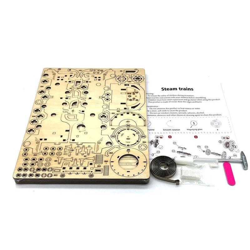 Wooden 3D Puzzle -Trein 361pcs
